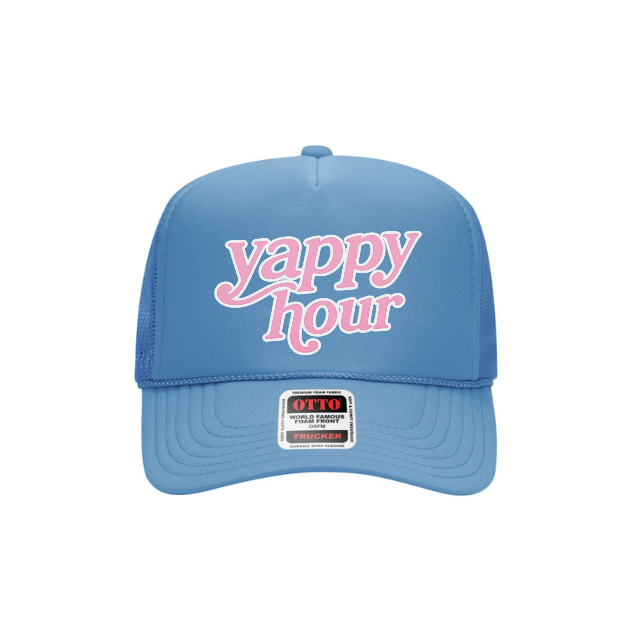 Yappy Hour Foam Trucker Hat | Funny Summer Trucker Cap