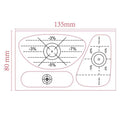 CRG Golf Impact Stickers – Because Guessing is for Amateurs(12 pack)