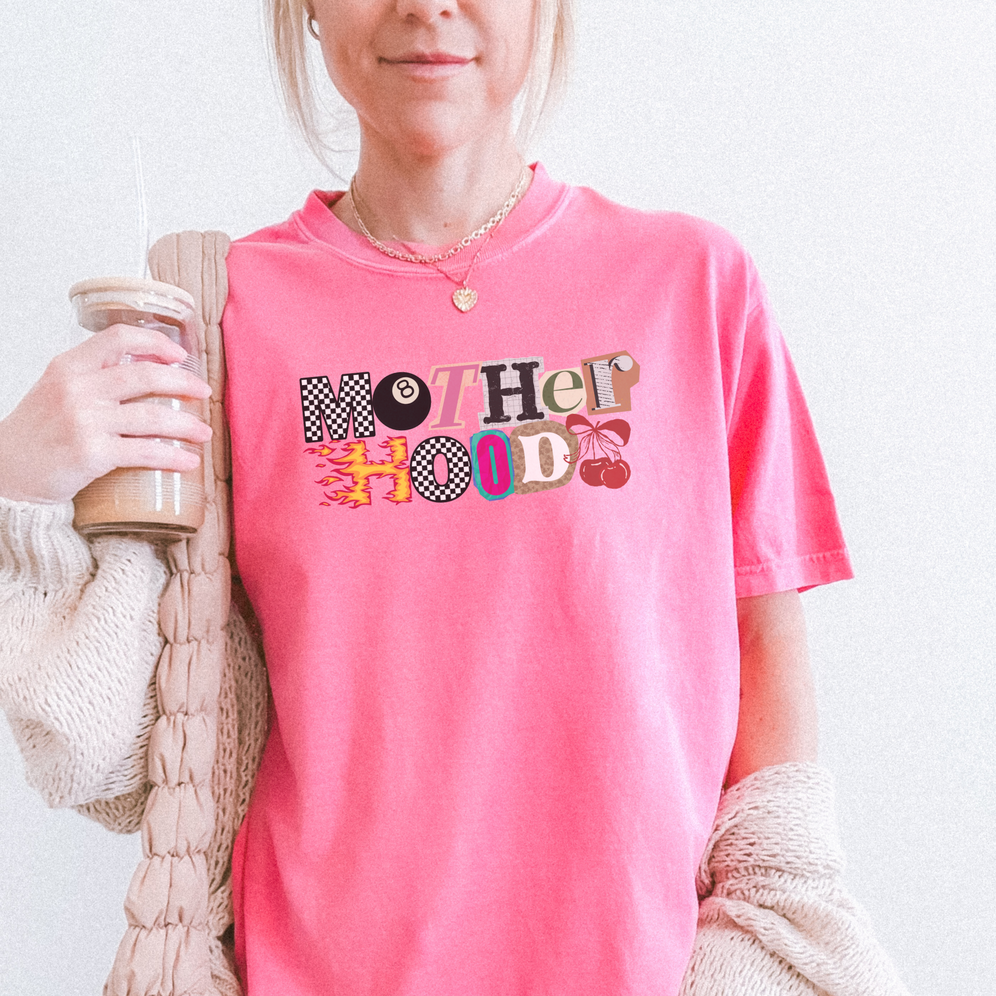 Mother Hood Graphic Tee – Trendy Mama Statement Shirt