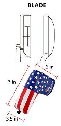Weed All-Over Embroidered Putter Cover - Blade by ReadyGOLF