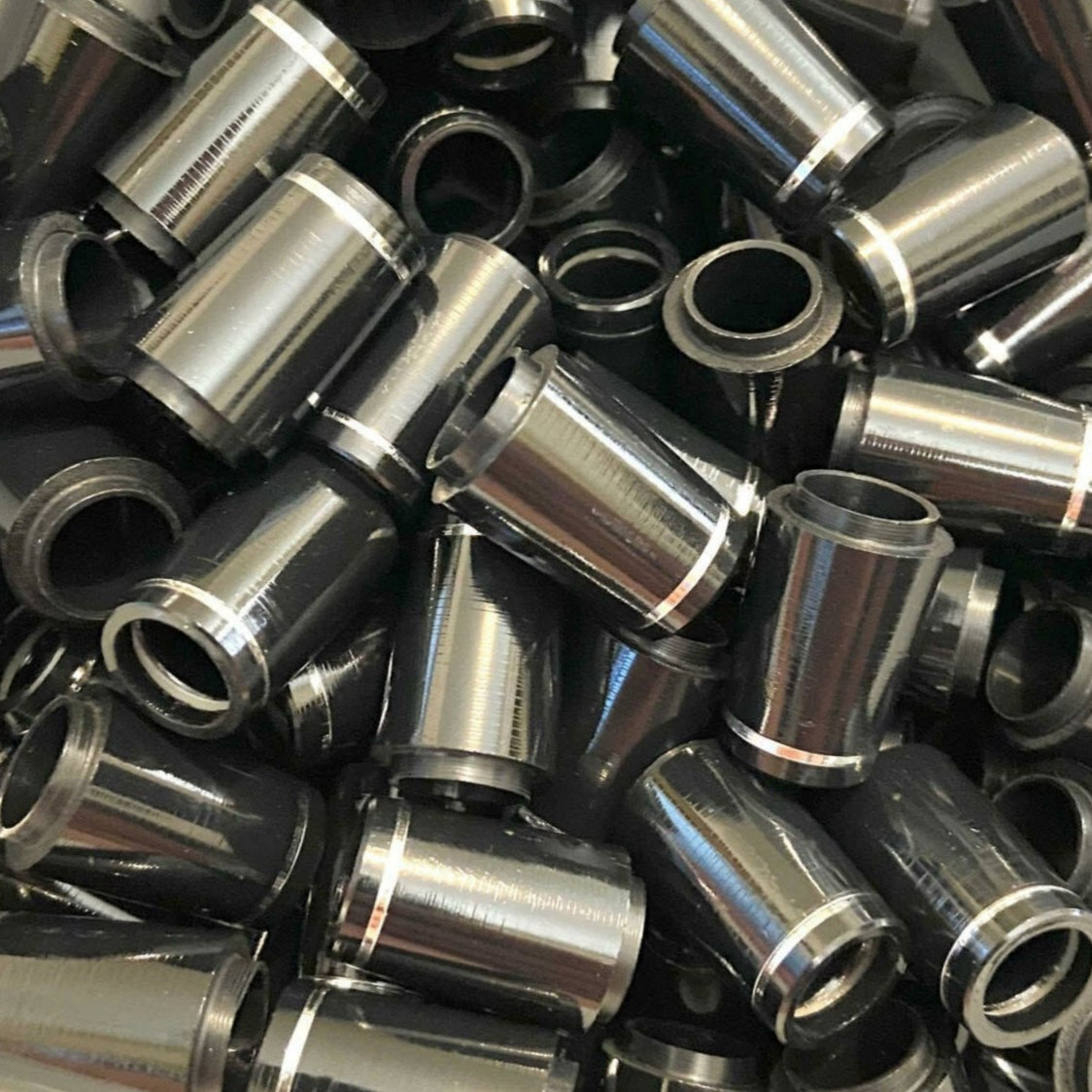 Premium Collared Iron Ferrules With Silver Ring - Fits Taylormade & Callaway