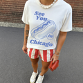 See You in Chicago Hot Dog Graphic Tee – Chicago Summer Shirt | Midwest City Pride T-Shirt