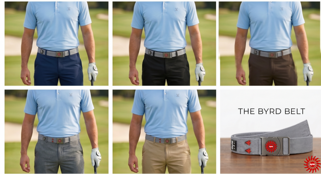 THE BYRD GOLF BELT - Grey