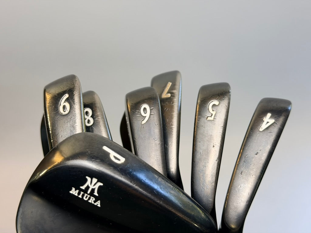 Miura MB-101 Black 4-PW Iron Set Fujikura Axiom 75R Regular Graphite Used