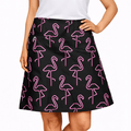Neon Flamingos Ladies Active SKORT by ReadyGOLF
