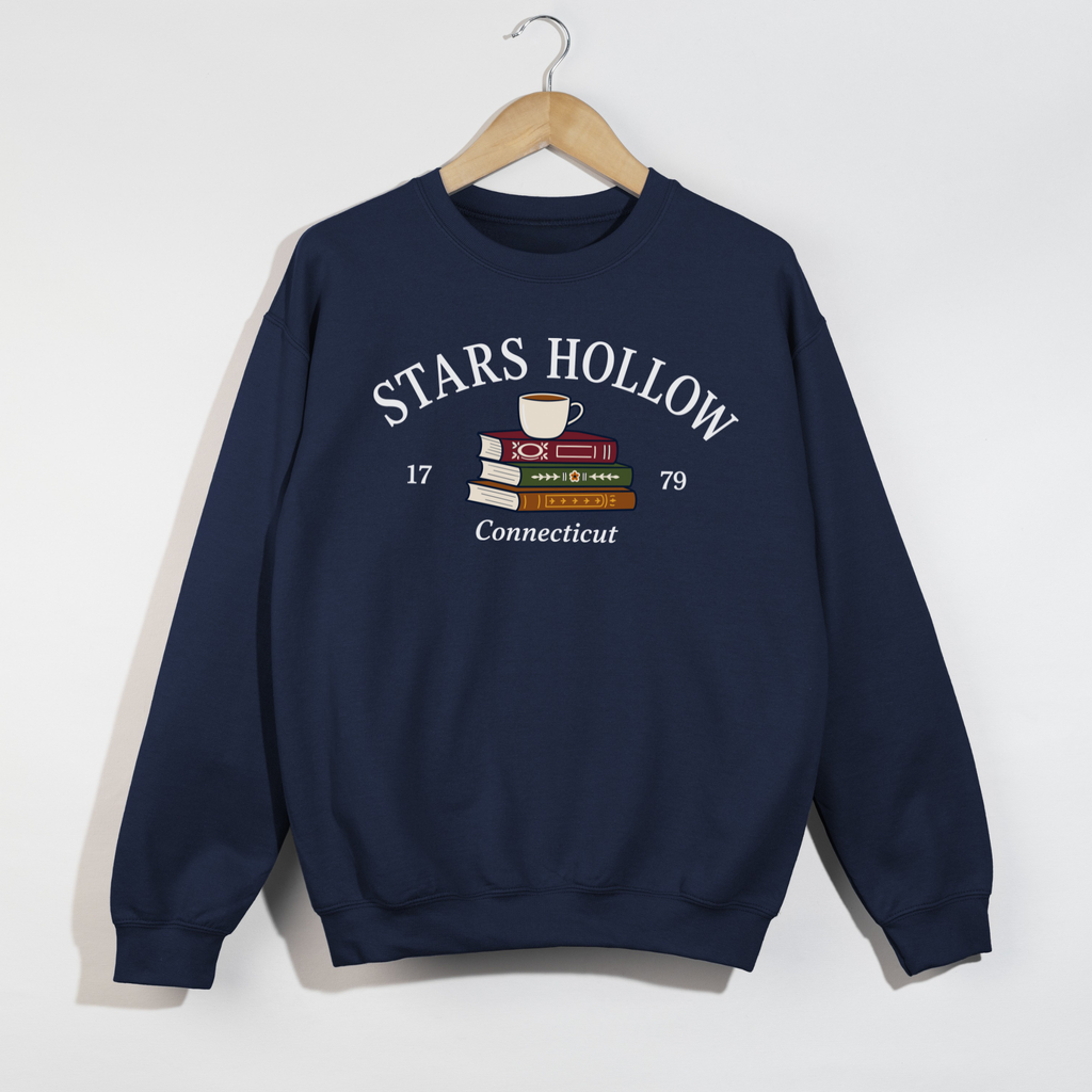 Stars Hollow Connecticut Book Lover Crewneck Sweatshirt