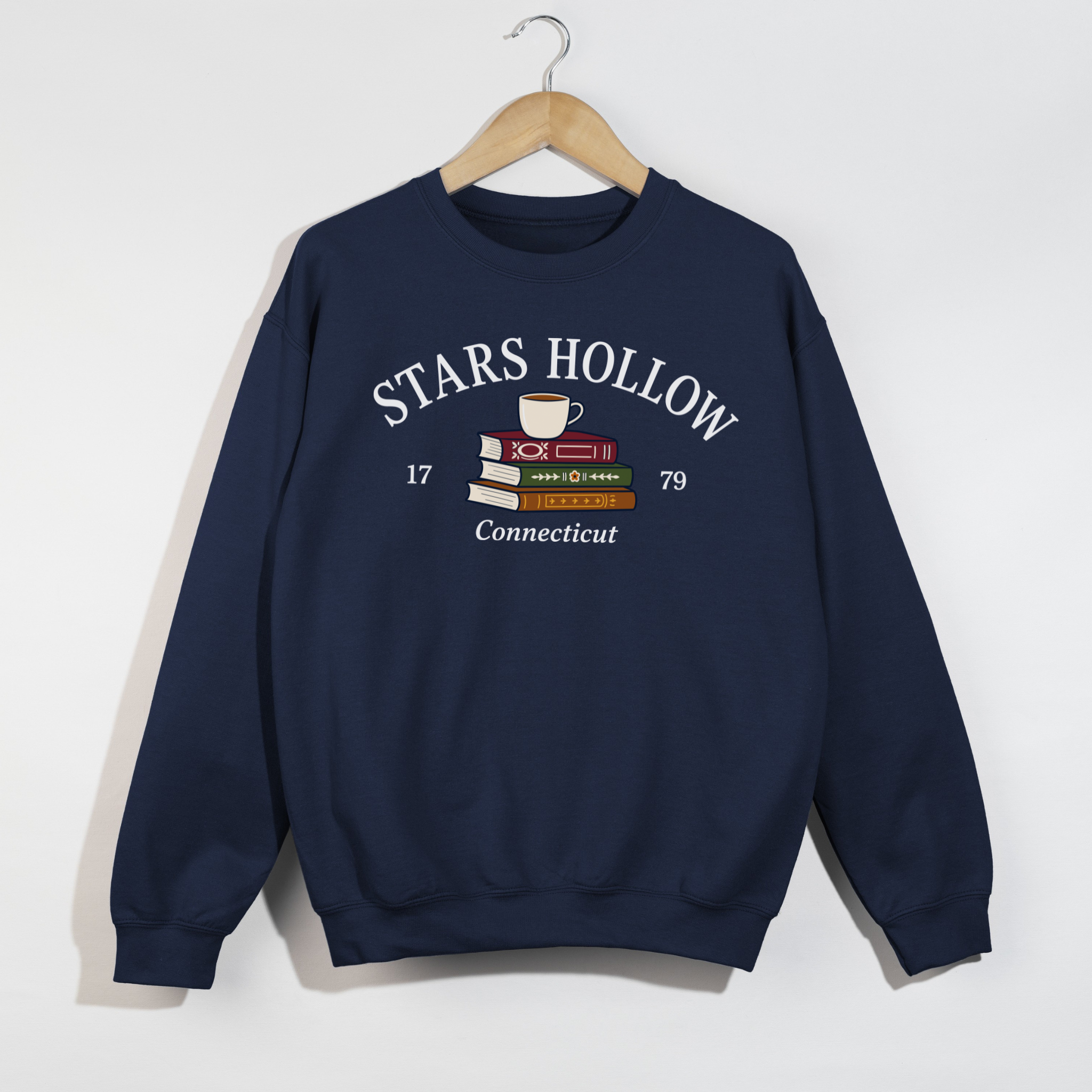Stars Hollow Connecticut Book Lover Crewneck Sweatshirt