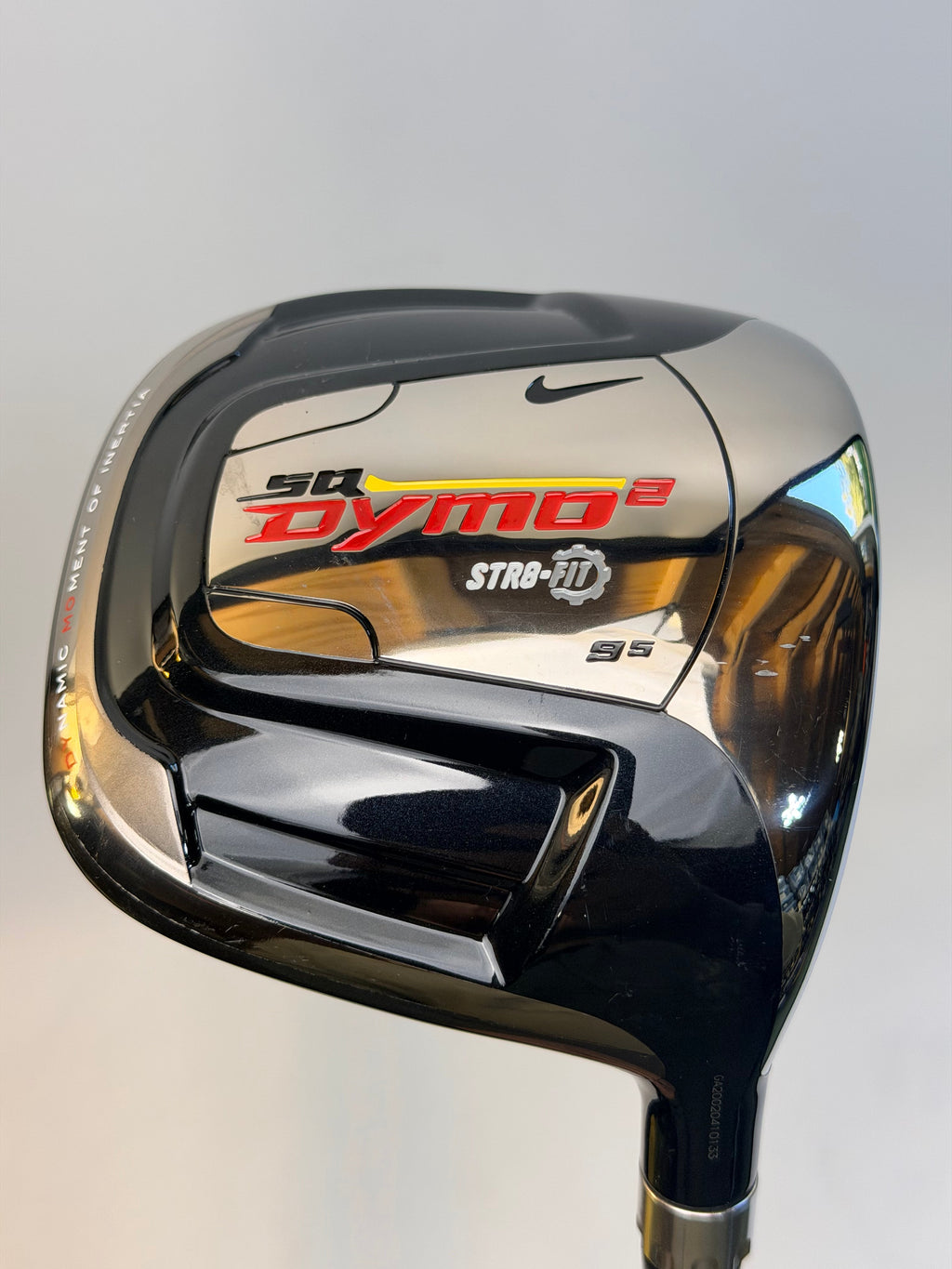 Nike SQ DYMO2 STR8-FIT Driver 9.5° RH UST AXIVCore Stiff w/ Headcover