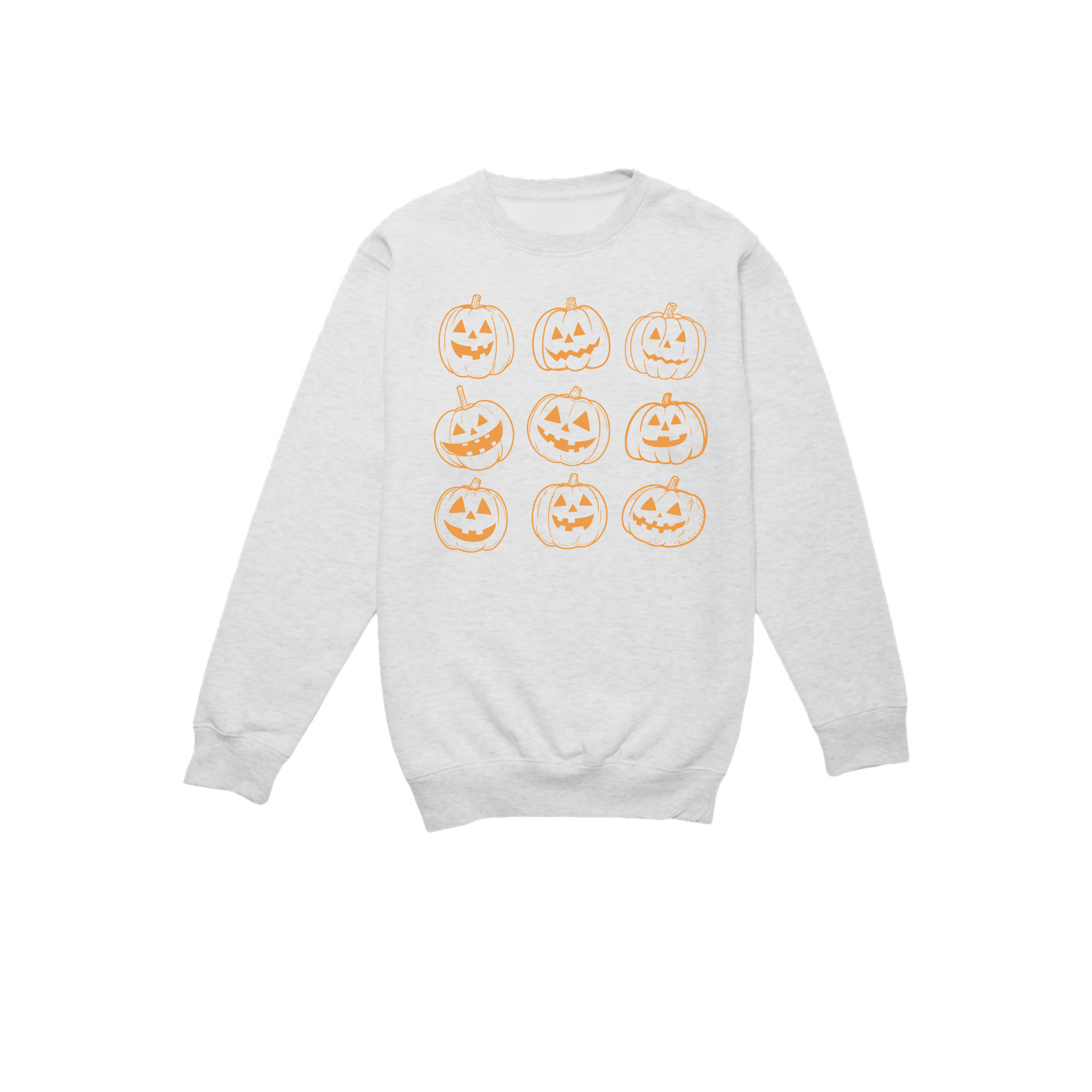 Vintage Jack O'Lantern Pumpkin Crewneck Sweatshirt