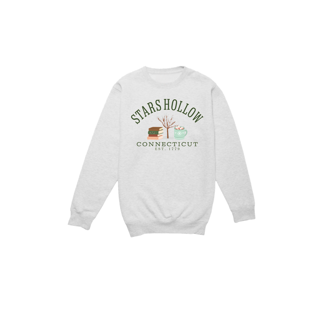 Stars Hollow Connecticut Winter Premium Crewneck Sweatshirt | Cozy Bookish Christmas Sweatshirt