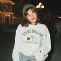 Stars Hollow Connecticut Winter Premium Crewneck Sweatshirt | Cozy Bookish Christmas Sweatshirt