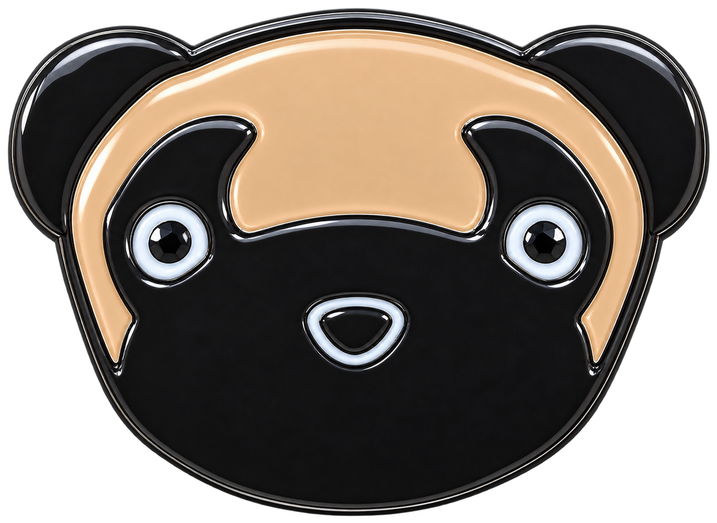 Pug Dog Ball Marker & Hat Clip by ReadyGOLF
