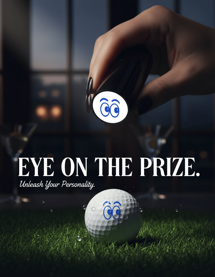 Quick-Dry Golf Ball Stamper