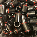 Premium Quality Iron Ferrules Black w/ Red Ring 0.75"