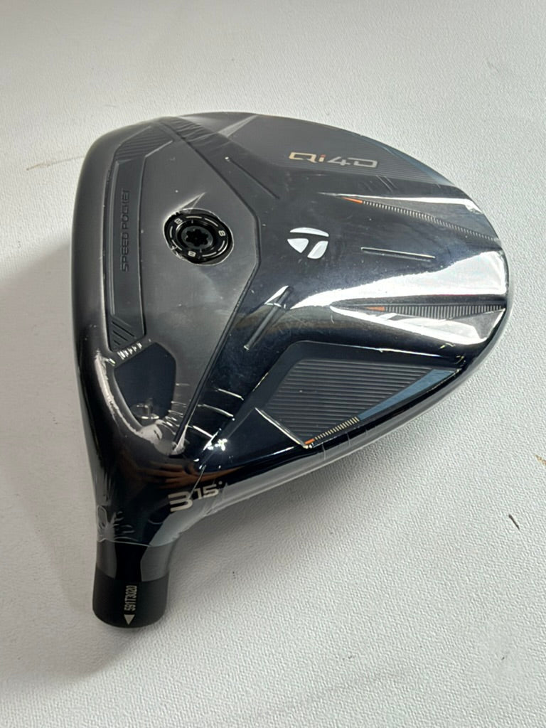 TaylorMade Qi4D 3 Wood Head Only 15° LH