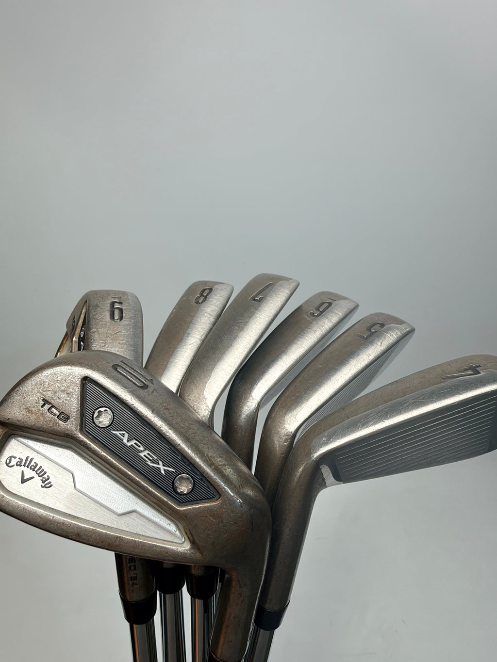 Callaway Apex TCB 2024 Raw Irons 4-10 PW RH DG Tour Issue X100 X-Stiff