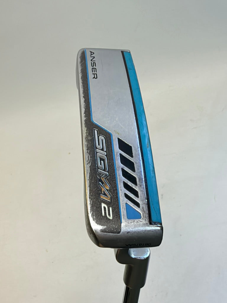 PING Sigma 2 Anser Platinum Putter RH Approx 34in PP60 Worn Grip Used