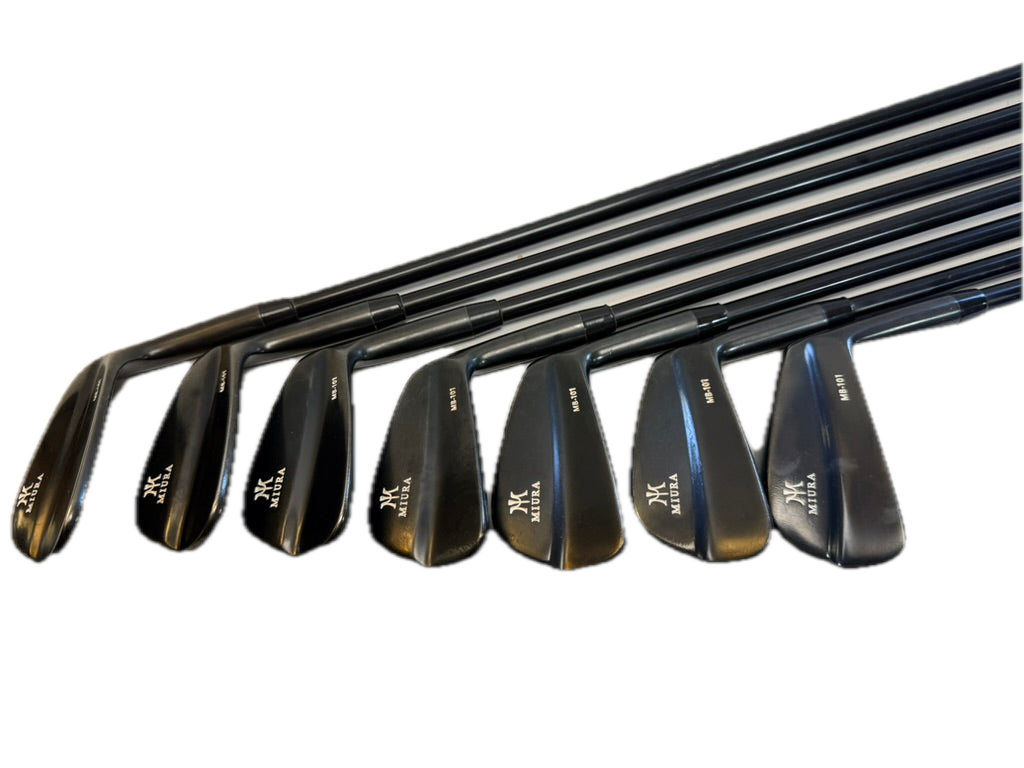 Miura MB-101 Black 4-PW Iron Set Fujikura Axiom 75R Regular Graphite Used