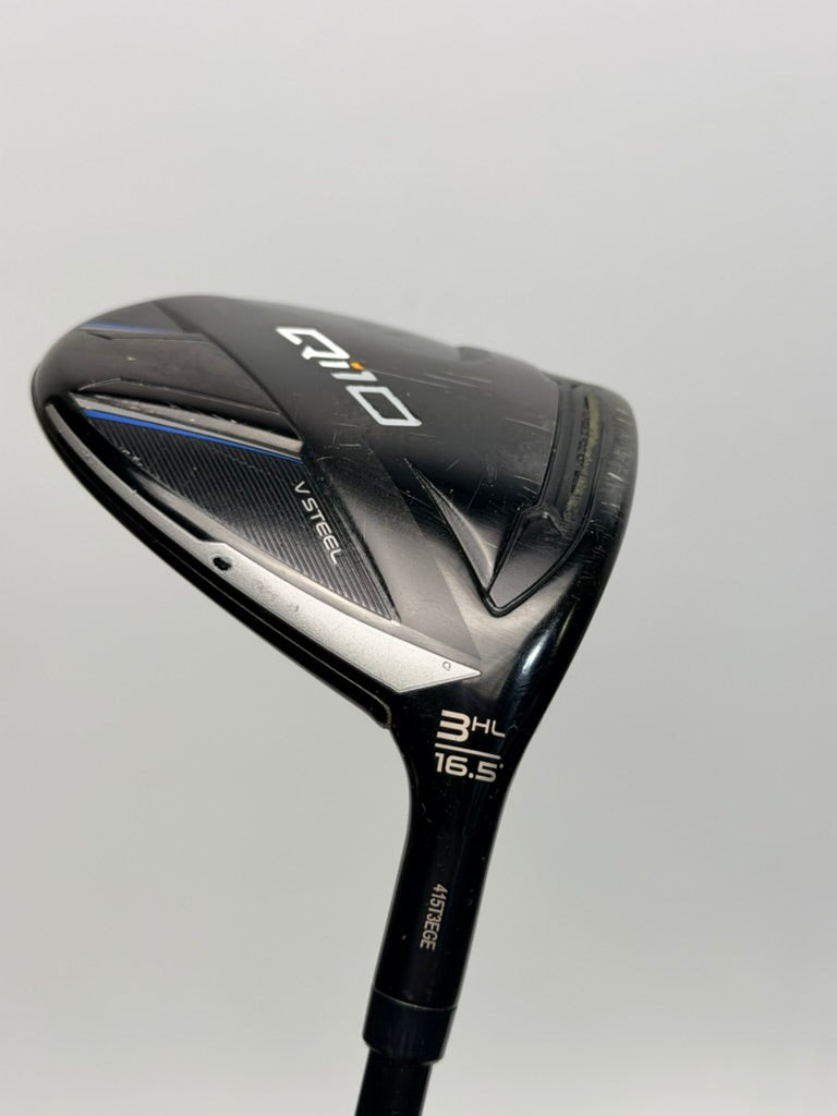 TaylorMade Qi10 3HL Wood 16.5° RH Fujikura Ventus TR FW 6 Regular