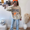 Chicago Football Crewneck Sweatshirt | 1920 Helmet Graphic