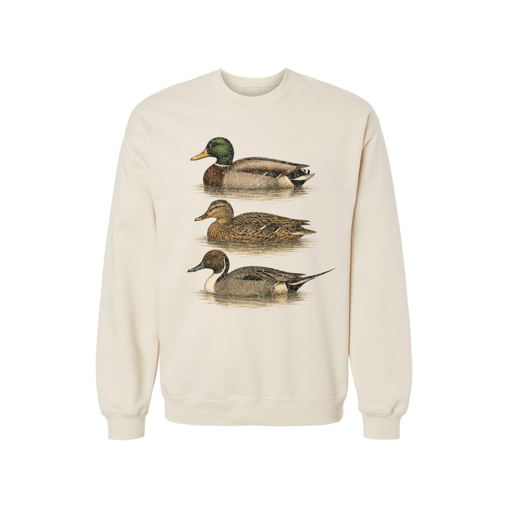 Vintage Mallard Duck Sweatshirt | Waterfowl Crewneck
