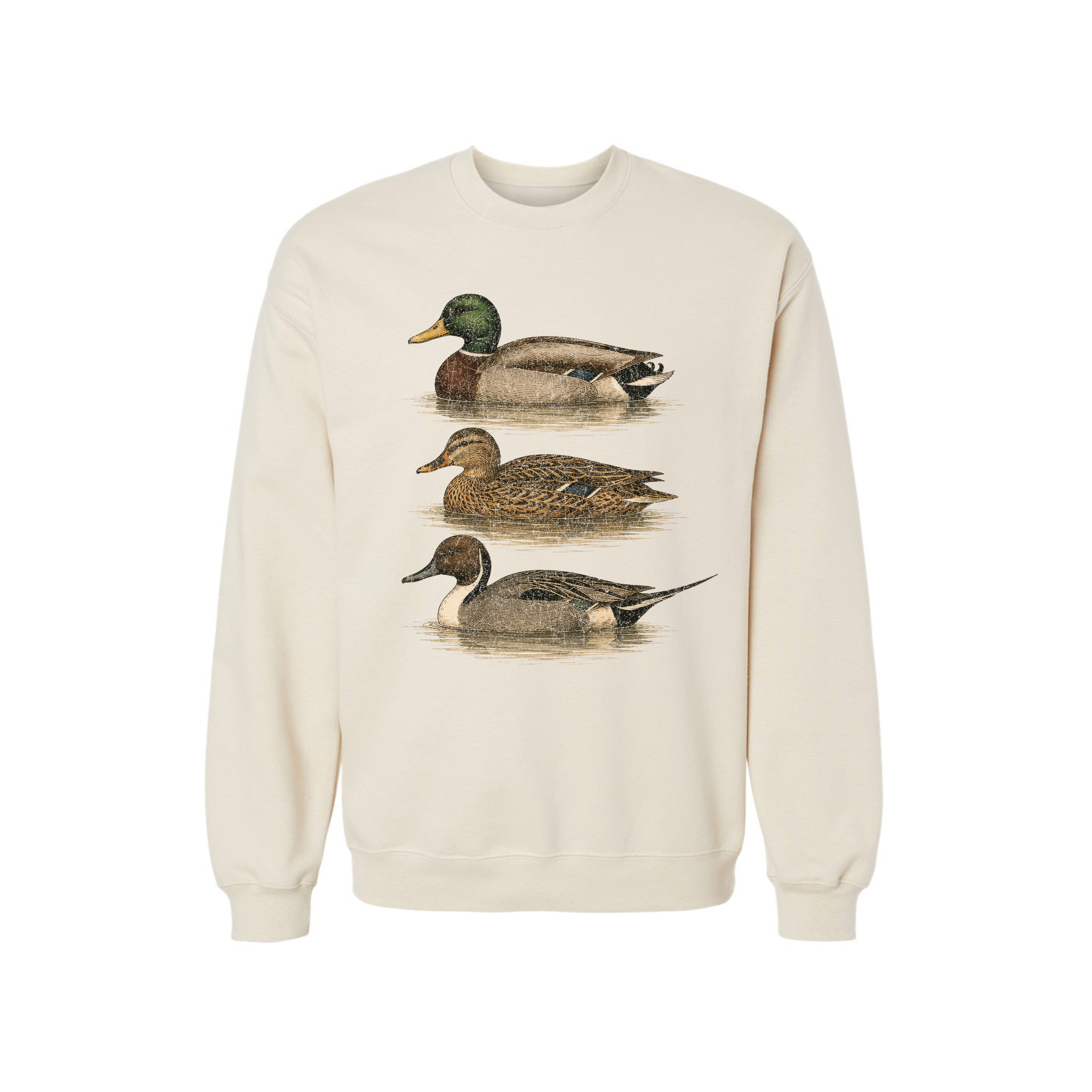 Vintage Mallard Duck Sweatshirt | Waterfowl Crewneck