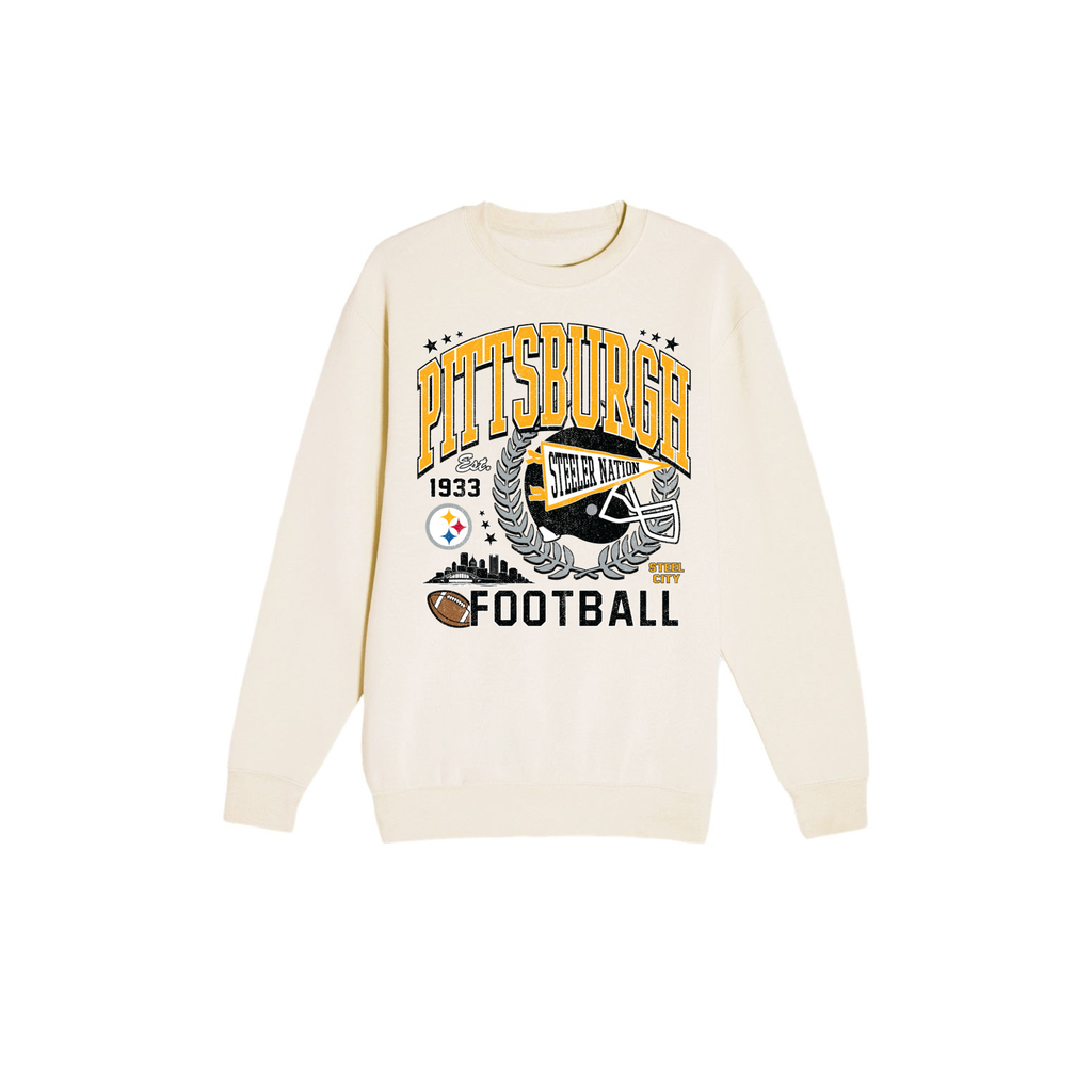 Pittsburgh Football Sweatshirt | Steel City Game Day Crewneck