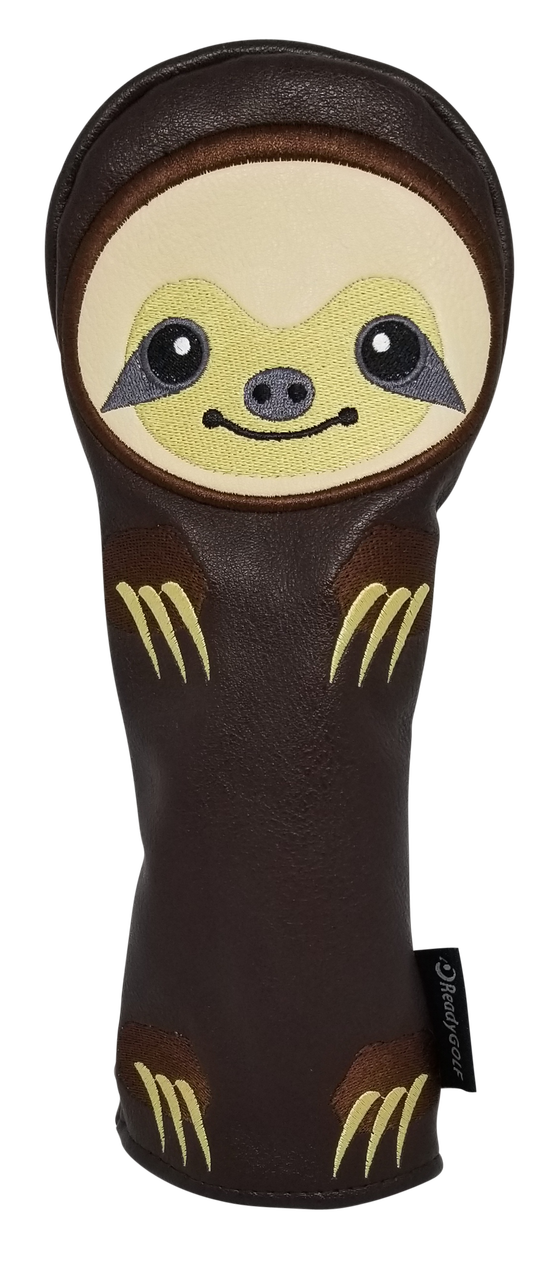 Sloth Embroidered Animal Hybrid Headcover by ReadyGOLF
