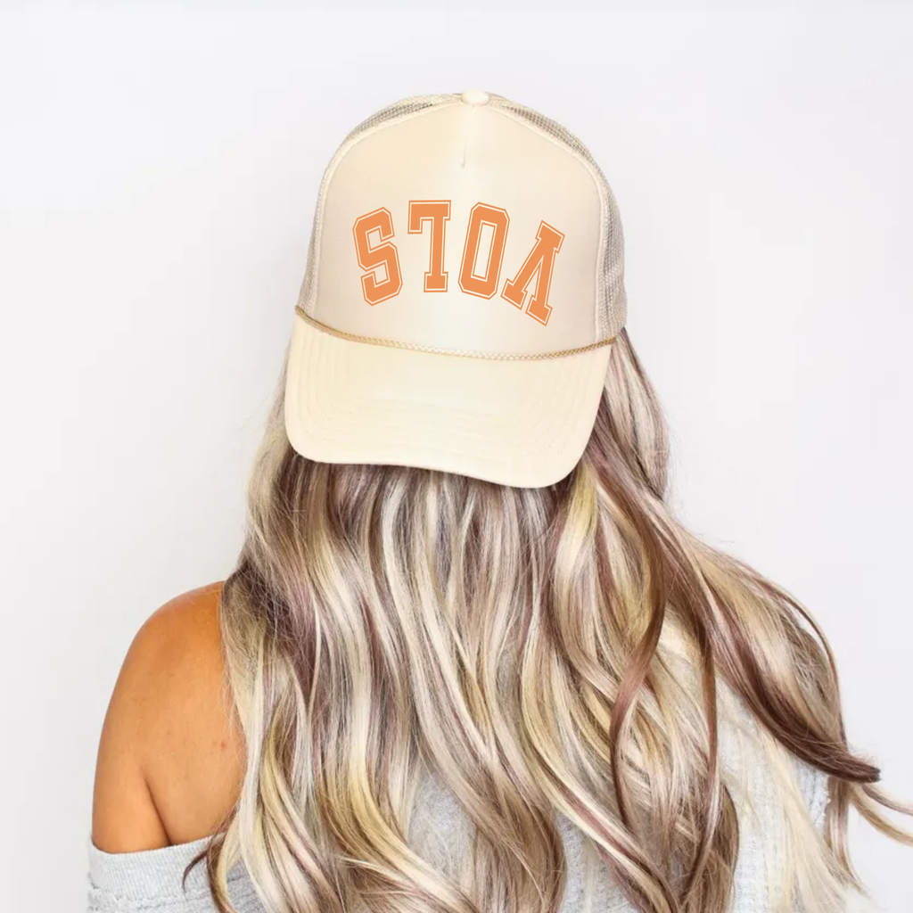 Upside Down VOLS Trucker Hat | Trendy Sports Team Hat