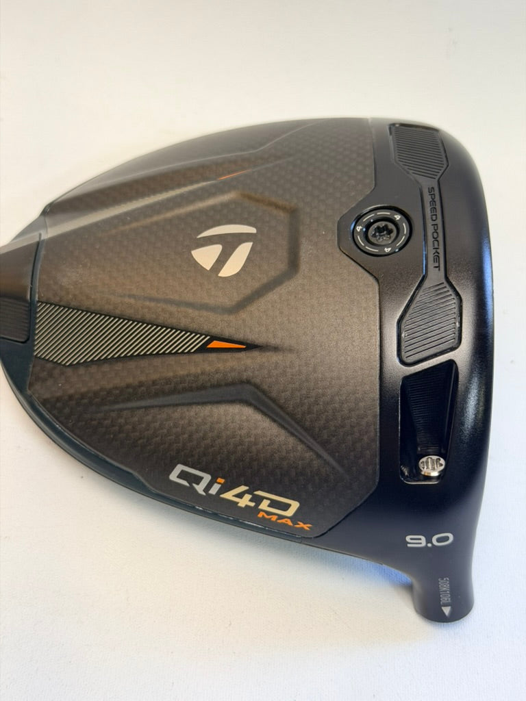 TaylorMade Qi4D Max 9° RH Driver Head Only Used No Headcover