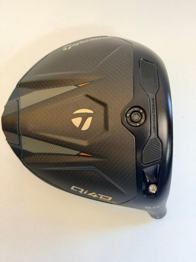 TaylorMade Qi4D Max 9° RH Driver Head Only Used No Headcover