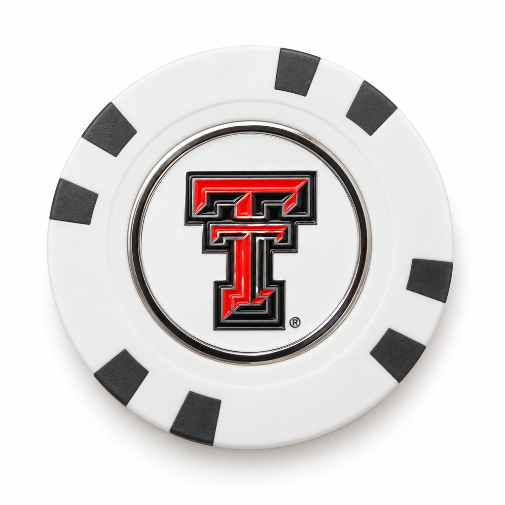 Texas Tech Red Raiders Poker Chip Ball Marker