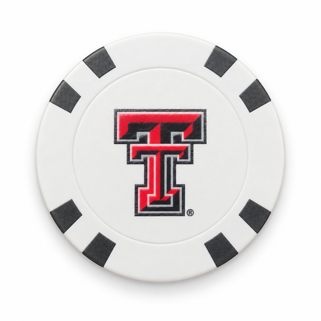 Texas Tech Red Raiders Poker Chip Ball Marker