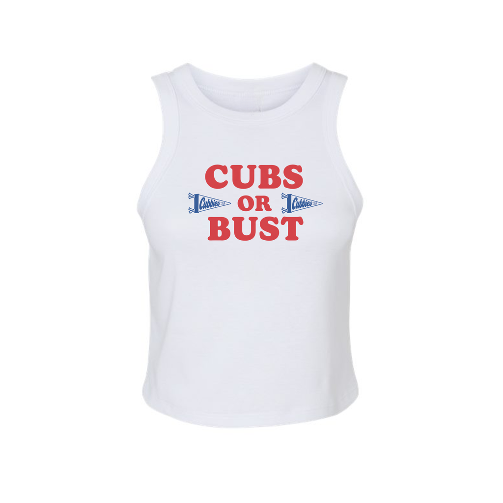 Cubs Or Bust Tank Top – Chicago Baseball Graphic Tank