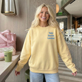 Make Heaven Crowded Back Print Sweatshirt – Faith Graphic Crewneck